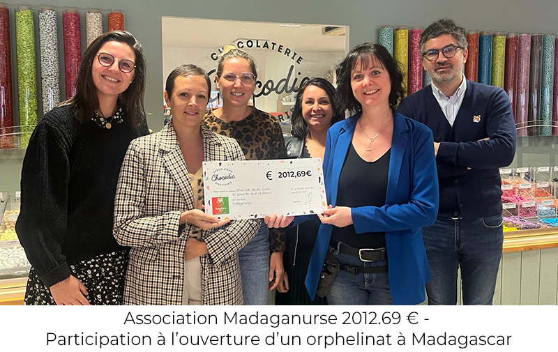 Vente solidaire avec l'association Madaganurse ayant permis de participer à l’ouverture d’un orphelinat à Madagascar