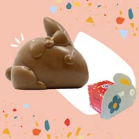 mini moulage lapin en chocolat lapin